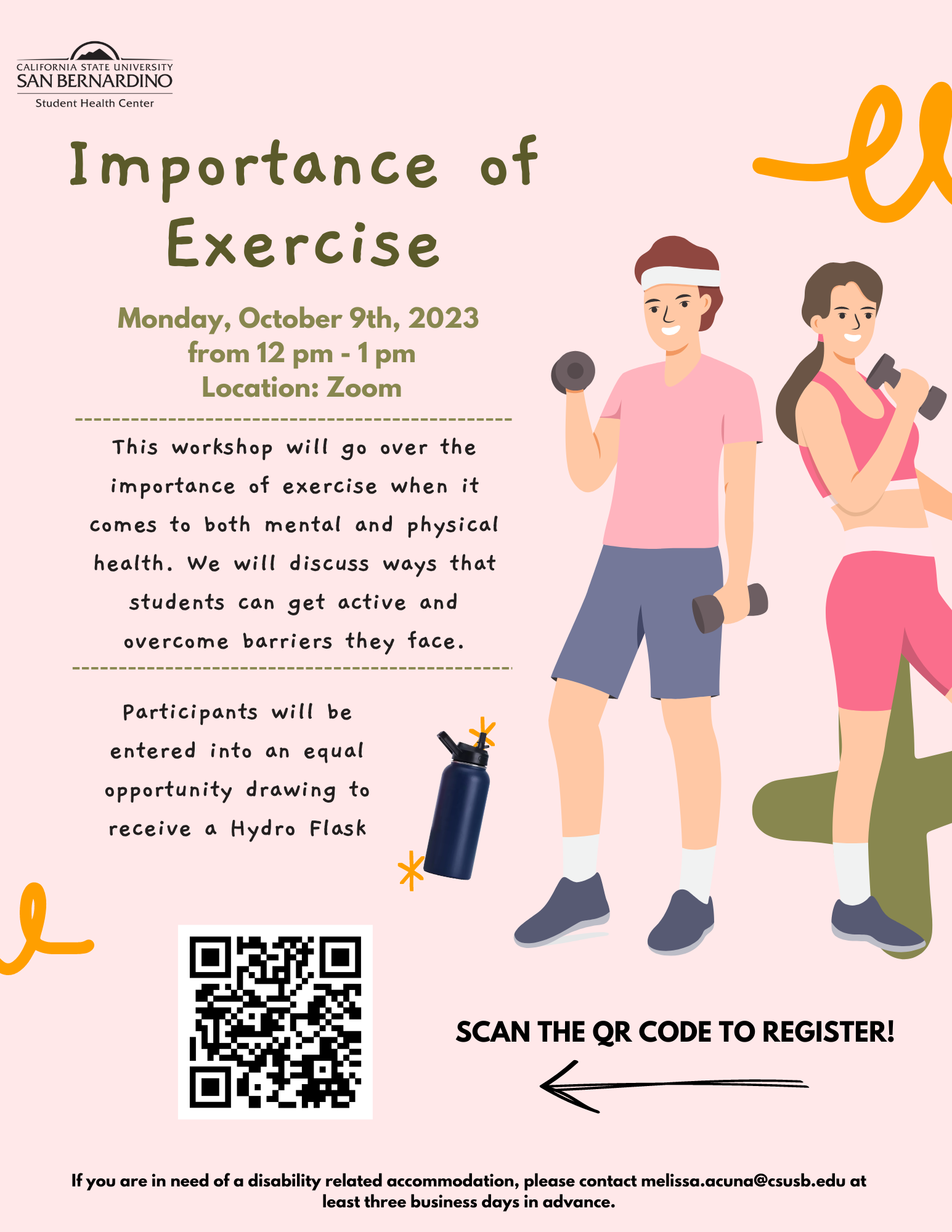 Importance of exercise csusb